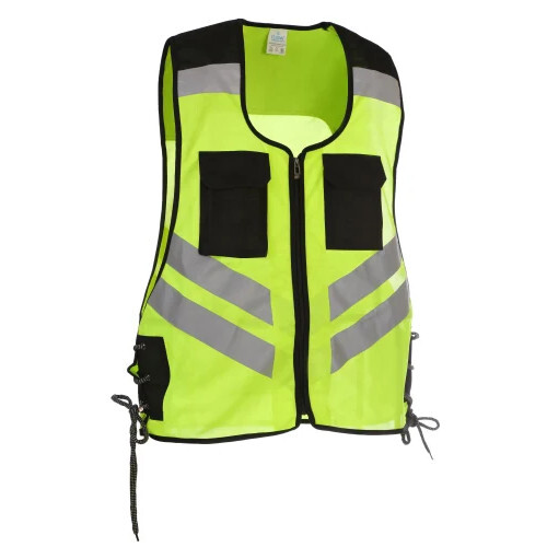 Green and Black Reflective Safety Jacket