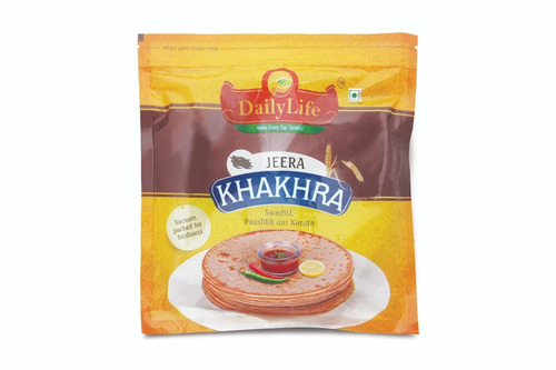 Jeera Khakhra - Round, Crispy & Crunchy Vegetarian Snack | Tasty, Salty Flavor, Perfect for Snacking and Enjoying Anytime