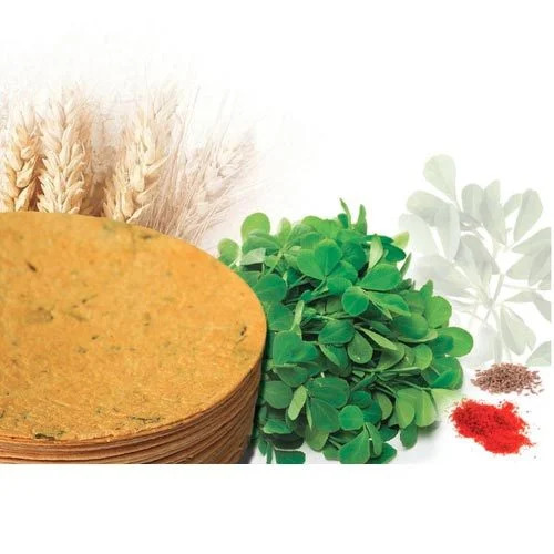 Kari Patta Khakhra - Crispy Vegetarian Snack | Salty Flavor, Tasty Delight, Ideal Fruit & Veg Snack for Crunch Lovers