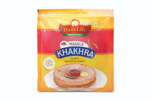 Masala Khakhra - 200 gm | Crispy Crunchy Vegetarian Round Style Salty Flavor