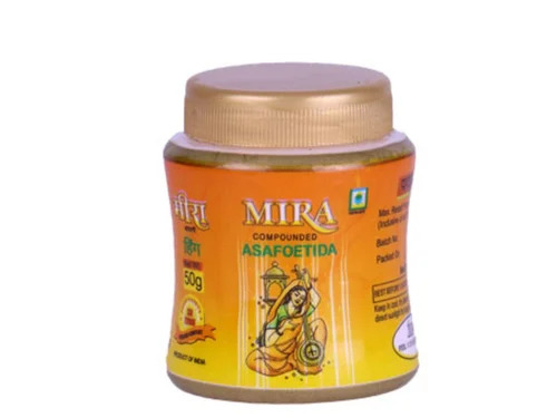 Mira Hing Compounded Asafoetida Powder - Pure Dried Spice, Fine Powder Form | Flavorful Hing for Cooking and Culinary Creations