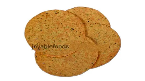 Mix Herbs Khakhra - Crispy, Tasty Vegetarian Snack | Flavored with Mix Herbs, Perfectly Salty for a Delightful Crunch