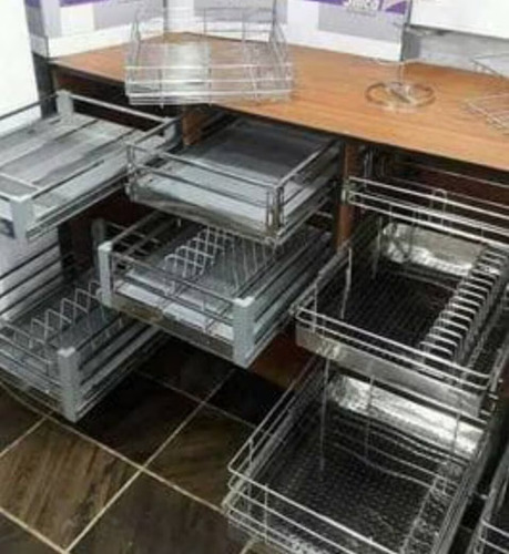 Modular Aluminum Kitchen Racks - Material: Steel