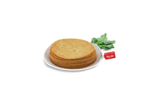 Natural Palak Khakhra - Vegetarian Snack, Crispy & Tasty Flavor, Salty Taste | Perfectly Crafted for Natural Enjoyment