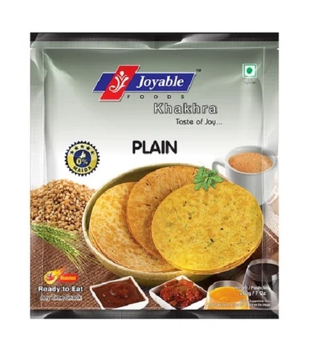 Plain Sada Khakhra - Vegetarian Crispy Snack | Tasty, Salty Flavor, Ideal for Enjoying Anytime
