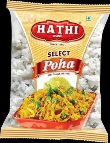 Poha Packaging Pouch - Laminated Material, 500gm Capacity | Rotogravure Printed Design for Enhanced Visual Appeal