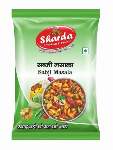 Sabji Masala Packaging Pouch - Plastic, Printed Design | Durable and Vibrant Packaging Material