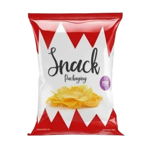 Snacks Packaging Pouch - PP Material, Pillow Pouch Design, Printed Rotogravure, Matte Finish, Single Layer Lamination, Heat Sealed, 30g Capacity