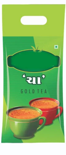 Tea Packaging Pouch - LDPE 8x12 Inches Glossy Finish Multi-Layer Lamination Printed with Rotogravure Technique - Heat Sealed Closure