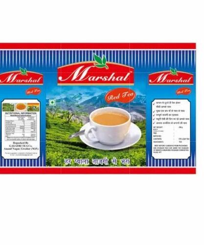 Tea Packaging Pouch - 500 Grams Glossy Printed PVC Pouch, Heat Sealed Closure for Enhanced Freshness and Secure Sealing