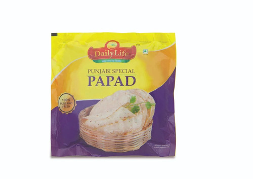 Veg Punjabi Special Masala Papad - Crispy & Crunchy, Vegetarian Snack for Adults, Children & Old-Aged | Salty Taste, Food Grade Quality