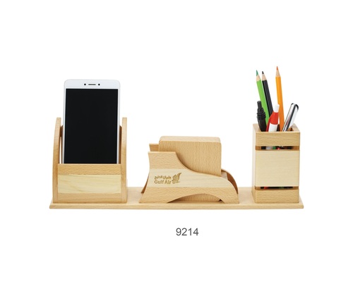 Wooden Pen Stand - Feature: Pen&Moblie&Stand