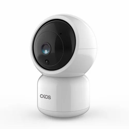 Home Security Camera - Plastic Material, White Color, 3.6mm Lens, TF Storage Support Up to 64G, Wi-Fi Connection, Ideal for Hotels, Outdoor, Restaurant, School