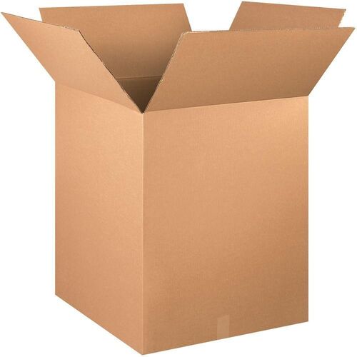 Corrugated Box - Cardboard, Customized Size, Brown Color | Durable Rectangle Design, Perfect Finish, Lamination, CMYK Printing