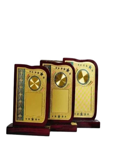 Designer Wooden Trophy - Wooden 5-10 Inch Rectangular Shape Various Colors | Competitive Style Customized for Sports Awards