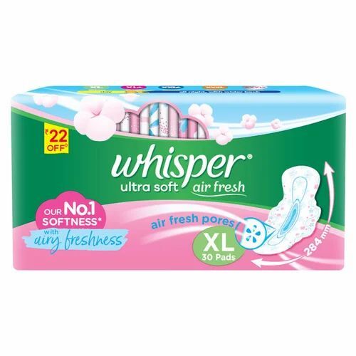Sanitary Pads Packaging Pouch - Plastic Material , Printed Design for Secure and Reliable Packaging Solutions