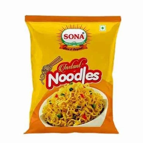 Noodles Packaging Pouch - PET Material, Pillow Pouch Design with Rotogravure Printed Pattern