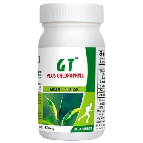 Ayurvedic Green Tea Chlorophyll Antioxidant Capsules