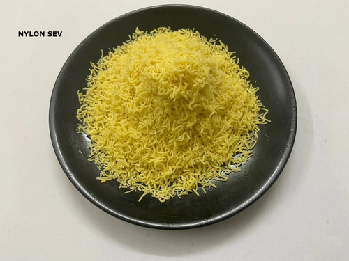 Besan Sev Namkeen - Vegetarian Crispy Snack | Salty Flavor Food Grade Crispy Texture Made with Besan Ideal for Tea Time and Parties
