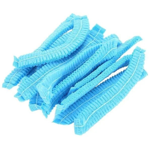 Bouffant Surgical Caps - Disposable, Blue Bouffant Style | Medical Grade, For Personal Use, Plain Pattern, Versatile Dressing Type