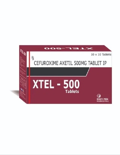 Cefuroxime Axetil Tablets - 500 Mg IP | Medicine Grade, Prescription Required, For Hospital and Clinic Use