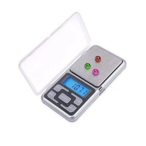 Digital Pocket Scale - Stainless Steel, 6 Inch Size, 200 gm Capacity | High Contrast LCD, Visual Overload Indication, Anti Shock Design