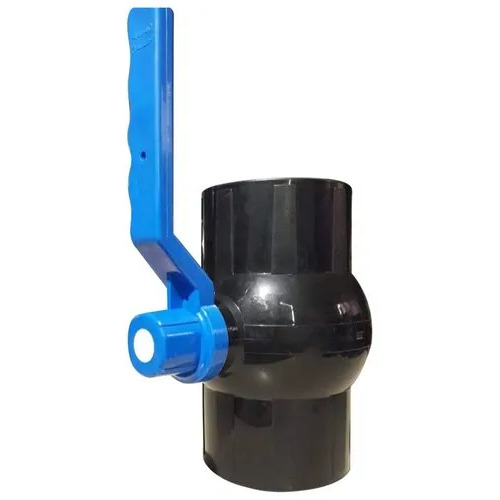 Irrigation Plastic Ball Valve - Polypropylene 3 Inch Black/Blue Polished Finish | Threaded High Pressure Corrosion Resistant Industrial Application