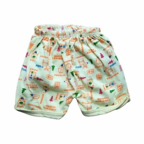 Printed Baby Shorts - Hosiery Fabric, Multi-Color Design | Breathable, Good Quality, Machine Washable