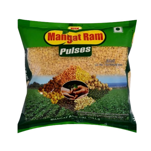 Pulses Packaging Pouch - PET (Polyester) Material 8x12 Inches Size Printed Design Water Proof Recyclable | Ideal for Storing Pulses