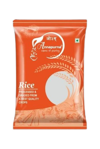 Rice Packaging Pouch - Pillow Pouch 1 Kg Capacity Made from Durable PET Rotogravure Printed Design