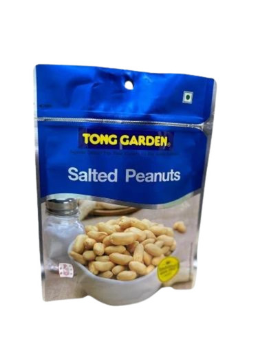 Salted Peanut Packaging Pouch - PET, 0.5 Kg Capacity, 6x4 Inches, Matte Finish, 3 Side Sealed with Zipper Closure | Printed Design, Rotogravure Technique