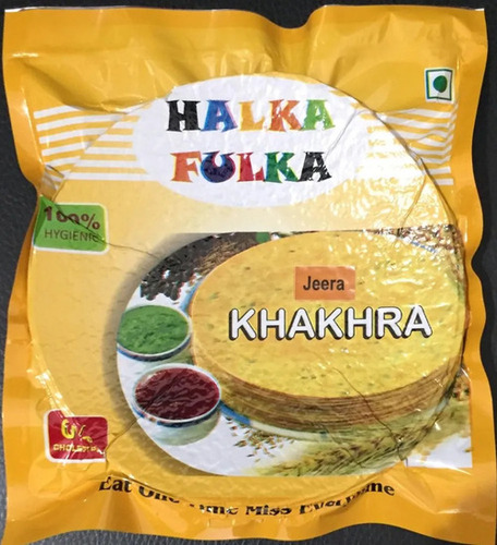 Salty Delicious Jeera Khakhra - Round, Vegetarian, Crispy | Flavorful Taste, Perfectly Salty, Ideal Snack for All Occasions