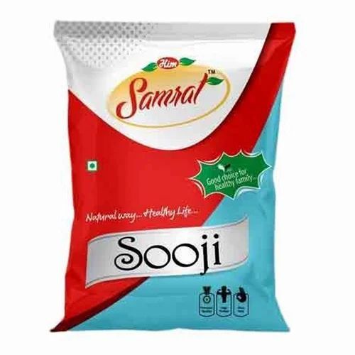 Sooji Packaging Pouch - 1kg Capacity, Printed Pillow Pouch with Durable PET Material