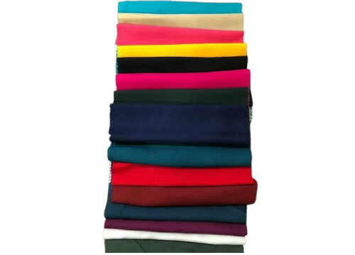 Spandex Lycra 2 Way Fabrics - 54 Inches Wide 200 GSM Multiple Colours Multiple Sizes | Tear-Resistant Stretchable Plain Texture