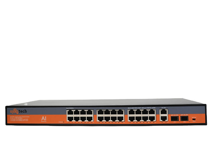 Syrotech SY-2400P-2T-2S-400W Unmanaged POE Switch