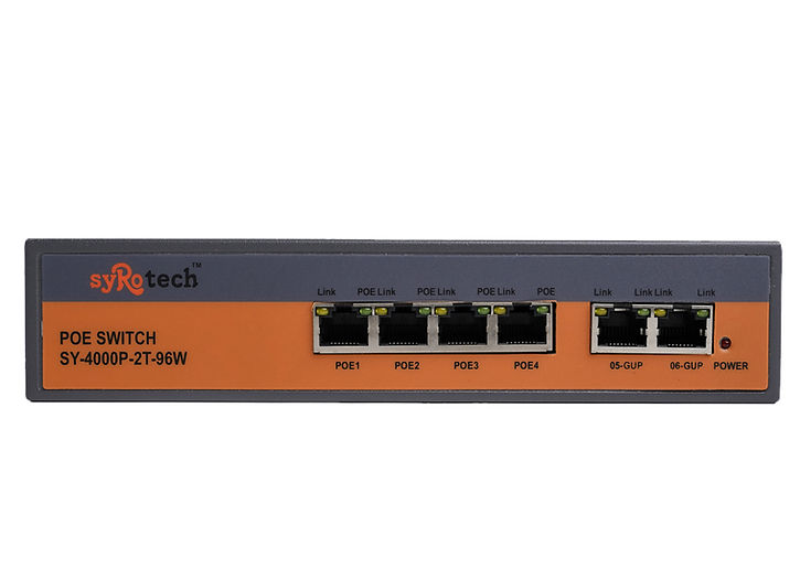 Syrotech SY-4000P-2T-96W Unmanaged POE Switch