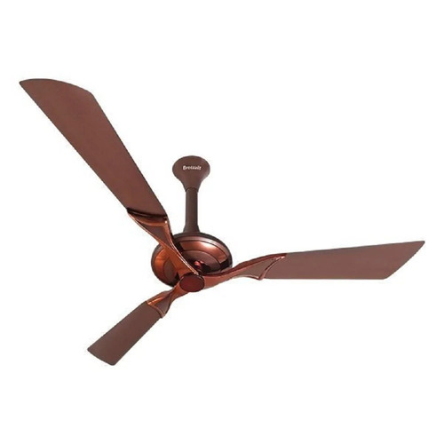 Ceiling Fan - Metal Blades, Adjustable Speed, Brown Color, 3 Blades | Heavy Duty, Electrical Power Source, 1 Year Warranty