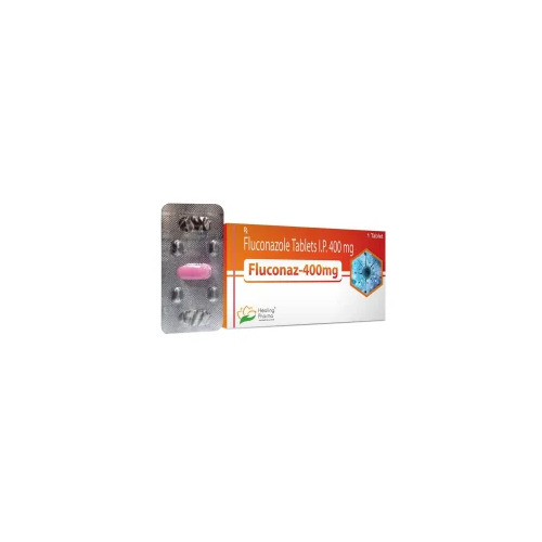 Fluconazole Tablets - 400 Mg | Anti-Fungal Medication, Prescription Required, 24 Months Expiration, 1x4 Tablets Blister Pack, Store in Cool, Dry Place