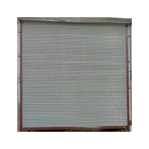 MS Manual Rolling Shutter - MS Material, Color Coated Finish, Blue/Black Options | Manual Operation with Pull and Push, Insulated Exterior