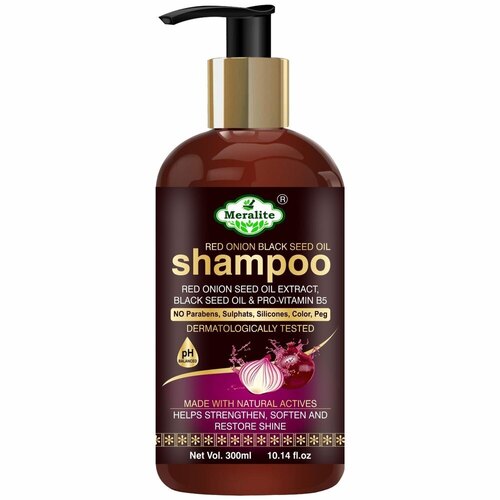 Onion Shampoo - Gel Form, Unisex, Black Color | Reduces Hair Fall, Dandruff Prevention, 12 Months Shelf Life