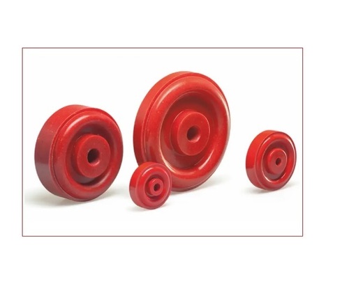 Red Trolley Wheels - Load Capacity Range: 20-2000Kg