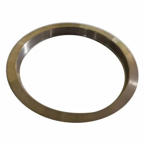 Stainless Steel Spring Holder - 12 Inch Round, 16mm Thickness | Silver Color, Smooth Surface Finish, Industrial Use