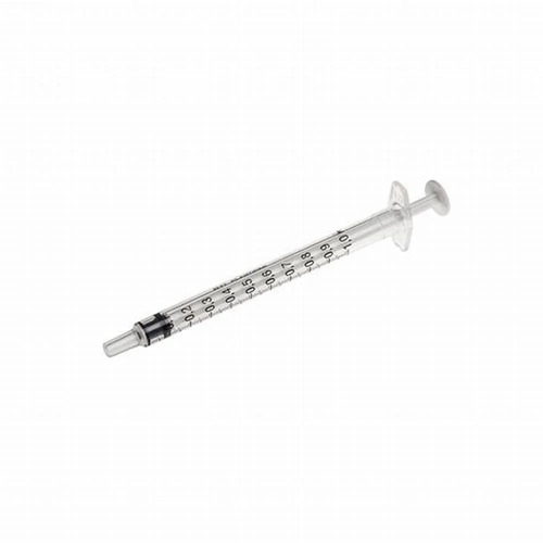 1 ml Disposable Syringes (Accu-Shot One) - New and Single Use | Ideal for Hospital & Clinic Applications, Non-Reusable Design