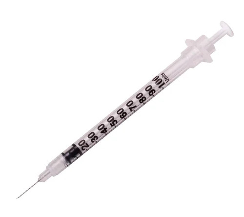 1ml Insulin Syringe U40 / U100 (Easy-Jet U40 / U100) - Disposable, 1ml Size, Designed for Hospital & Clinic Use, Single Use Syringe