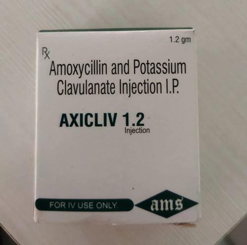 Amoxycillin Potassium Clavulanate Injection IP - Medicine Grade Liquid Formulation | Prescription Required for Hospital and Clinic Use