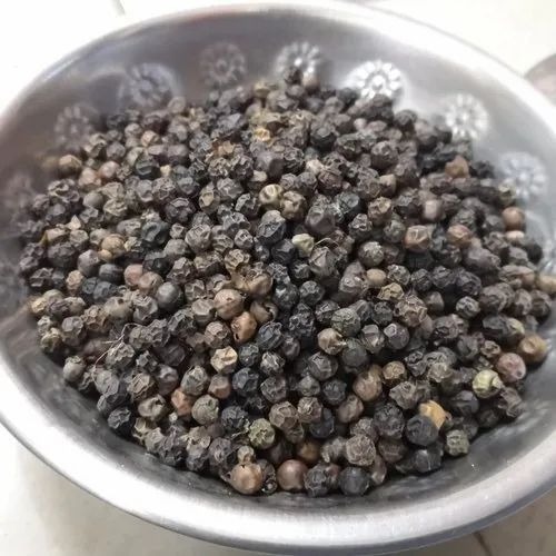 Black Pepper - BOLD Dried Grade A, 520 g/l | Organic, Round Shape, Ideal for Cooking, Packaged in a Plastic Bag for Long Shelf Life