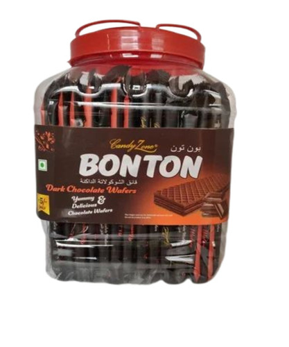 Dark Chocolate Wafers - Rectangular, Sweet Taste, Eggless | Rich Dark Chocolate Flavor, Solid Form, 9 Months Shelf Life