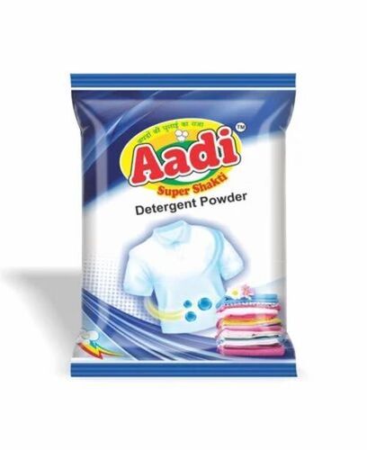 Detergent Powder Packaging Pouch - 0.5 Kg LDPE Material Glossy Printed Center Sealed Pouch with Rotogravure Finish