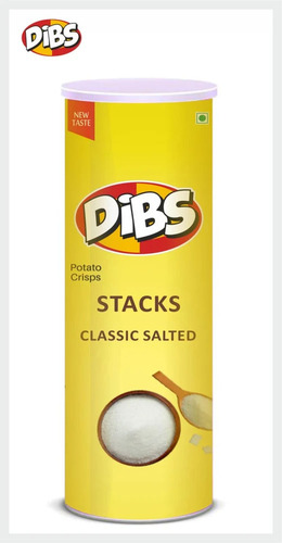 Dibs Stacks Potato Crisps Stackable Salted Chips