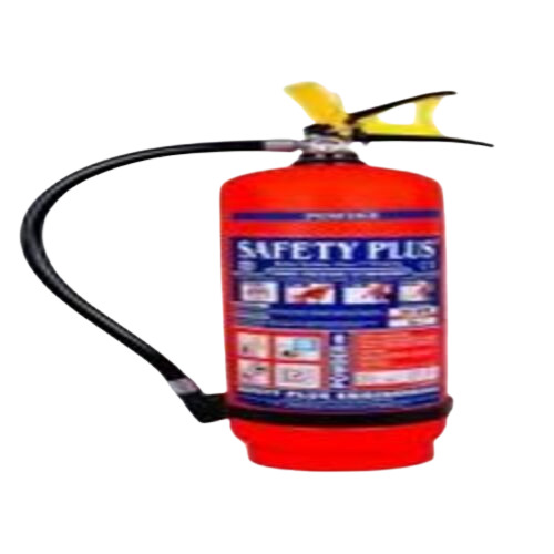 Dry Powder Fire Extinguisher - 9 Kg Capacity, Class A, Wall Mounted Design | Silver Mild Steel, Suitable for Office and Industrial Use